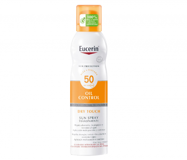 EUCERIN SUN PROTECTION 50 SPRAY TRANSPARENTE DRY TOUCH SENSITIVE PROTECT 200 ML